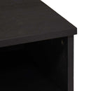 vidaXL TV szekrény fiókkal Fekete 100 x 33 x 46 cm Tömör Mangófát