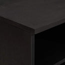 vidaXL TV szekrény fiókkal Fekete 80 x 33 x 46 cm Tömör Mangófát