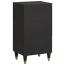 vidaXL Széf polcokkal tárolóval Fekete 40 x 33 x 75 cm Tömör Mangófát