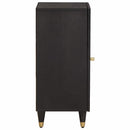 vidaXL Széf polcokkal tárolóval Fekete 40 x 33 x 75 cm Tömör Mangófát