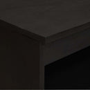 vidaXL Széf polcokkal tárolóval Fekete 60 x 33 x 75 cm Tömör Mangófát