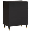 vidaXL Széf polcokkal tárolóval Fekete 60 x 33 x 75 cm Tömör Mangófát