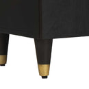 vidaXL Széf polcokkal tárolóval Fekete 60 x 33 x 75 cm Tömör Mangófát