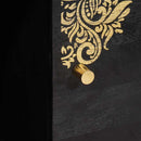 vidaXL Széf polcokkal tárolóval Fekete 80 x 33 x 75 cm Tömör Mangófát