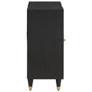 vidaXL Széf polcokkal tárolóval Fekete 90 x 33 x 75 cm Tömör Mangófát