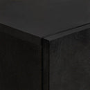 vidaXL Magasfiú Fekete 60 x 33 x 100 cm Tömör Mangófát