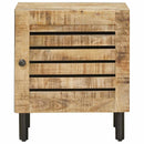 vidaXL Éjjeli asztal 2 db Természetes 40 x 33 x 46 cm Tömör Mangófát