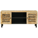 vidaXL Tároló szekrények Természetes 105 x 33 x 46 cm Tömör Mangófát