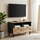 vidaXL Tároló szekrények Természetes 70 x 33 x 46 cm Tömör Mangófát