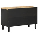 vidaXL Tároló szekrények Természetes 70 x 33 x 46 cm Tömör Mangófát