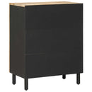 vidaXL Tároló szekrények 60 x 33 x 75 cm Tömör Mangófát Természetes