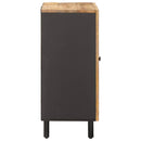 vidaXL Tároló szekrények 60 x 33 x 75 cm Tömör Mangófát Természetes