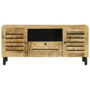 vidaXL Tároló szekrények Természetes 105 x 33 x 46 cm Tömör Mangófát