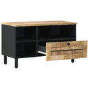 vidaXL Tároló szekrények Barna 80 x 33,5 x 46 cm Tömör Mangófát