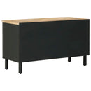 vidaXL Tároló szekrények Barna 80 x 33,5 x 46 cm Tömör Mangófát