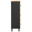 vidaXL Tároló szekrények Természetes 40 x 33 x 110 cm Tömör Mangófát