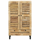 vidaXL Tároló szekrények Természetes 60 x 33 x 100 cm Tömör Mangófát