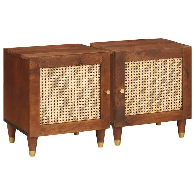 vidaXL Éjjeliszekrények 2 pcs 40 x 33.5 x 46 cm
