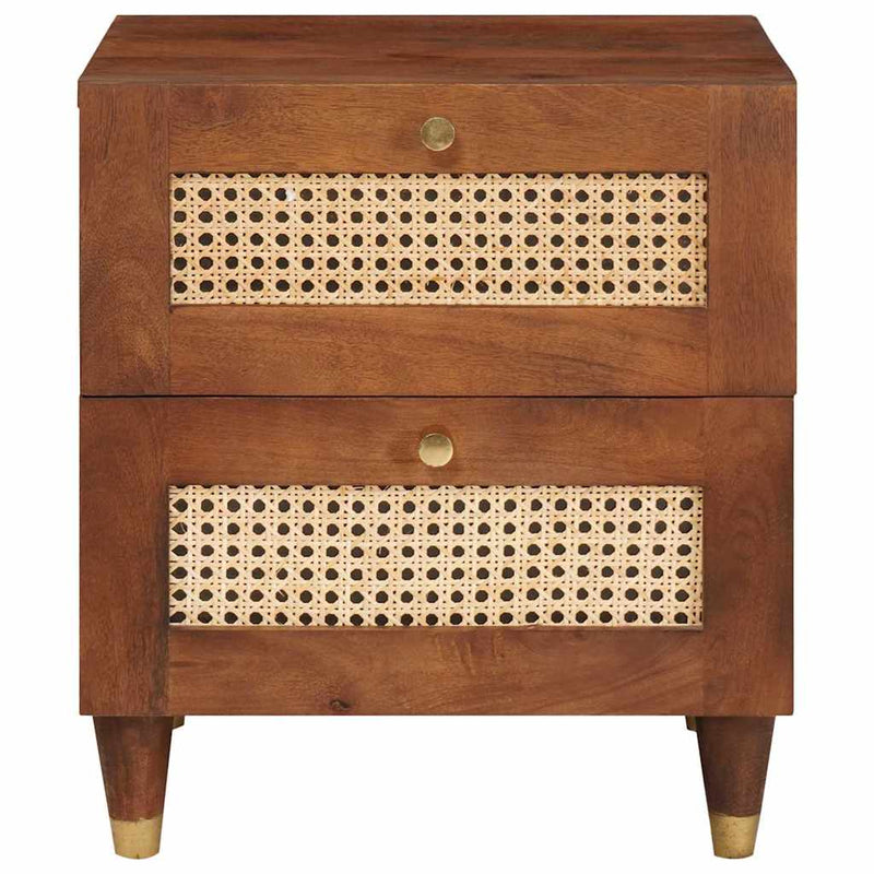 vidaXL Éjjeliszekrények fiókkal 2 pcs 40 x 33.5 x 46 cm