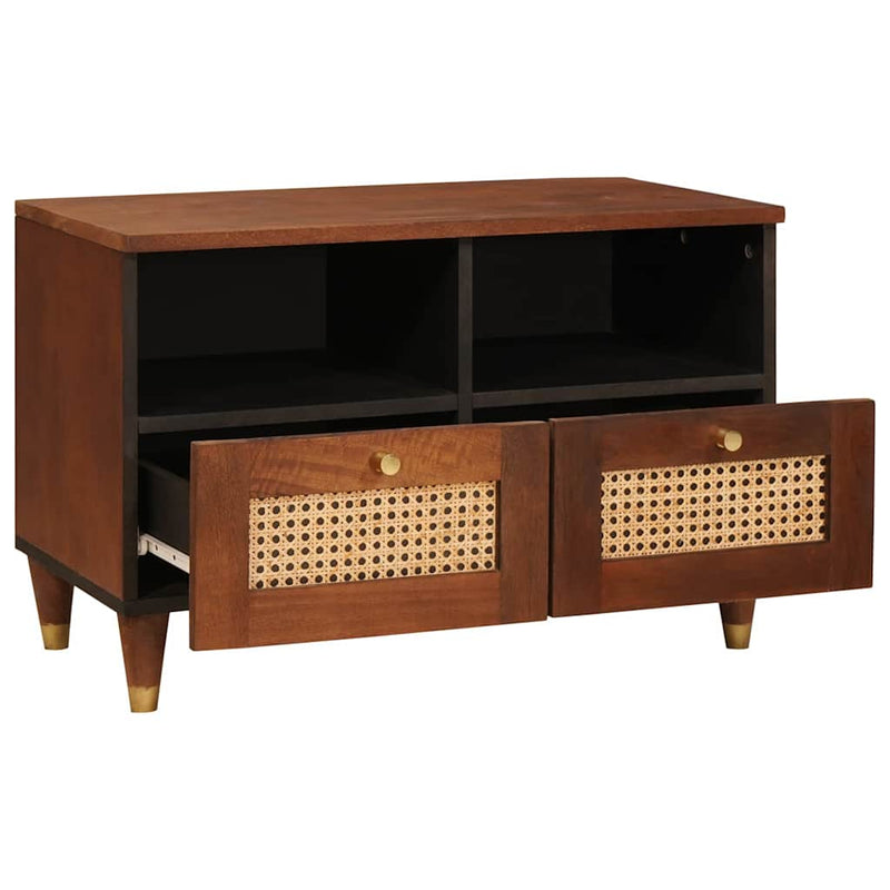 vidaXL Média tárolószekrények és állványok Barna 70 x 33,5 x 46 cm