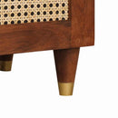 vidaXL Széf Barna 60 x 33.5 x 75 cm tömör mangófa