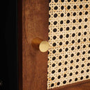 vidaXL Dohányzóasztalok Barna 80 x 50 x 40 cm Kanna és tömör mango fa