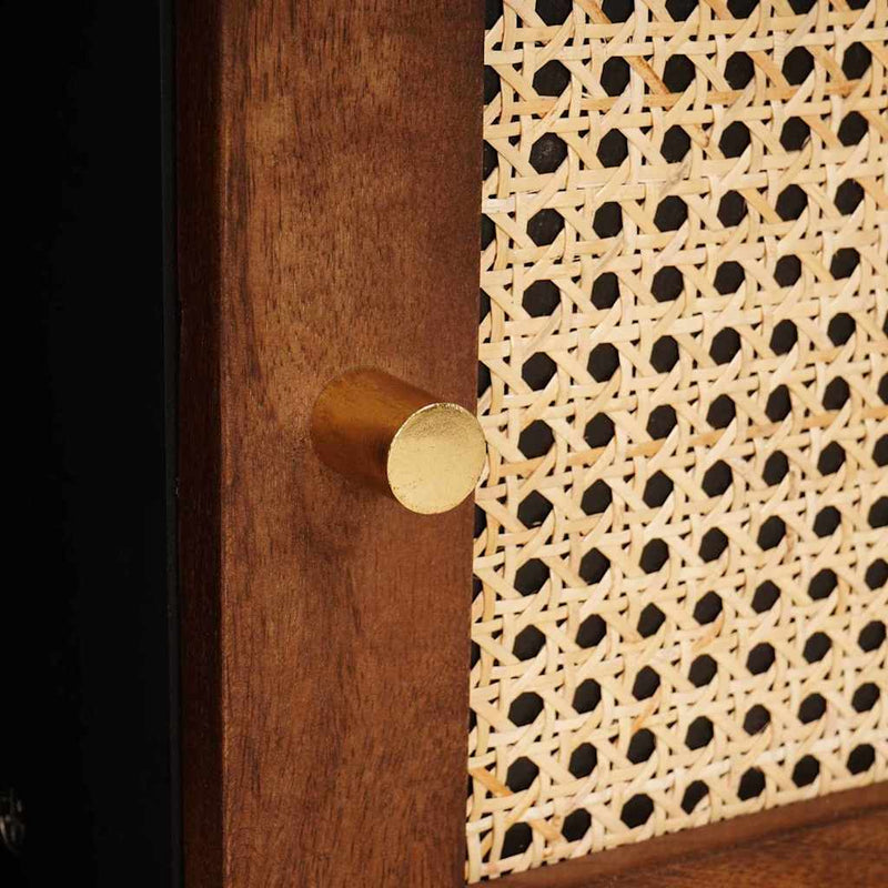 vidaXL Dohányzóasztalok Barna 80 x 50 x 40 cm Kanna és tömör mango fa