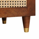 vidaXL Dohányzóasztalok Barna 80 x 50 x 40 cm Kanna és tömör mango fa