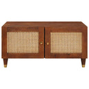 vidaXL Dohányzóasztalok Barna 80 x 50 x 40 cm Kanna és tömör mango fa