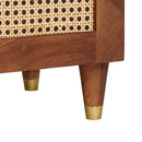 vidaXL TV szekrény fiókkal Barna 105 x 33,5 x 46 cm Tömör Mangófát