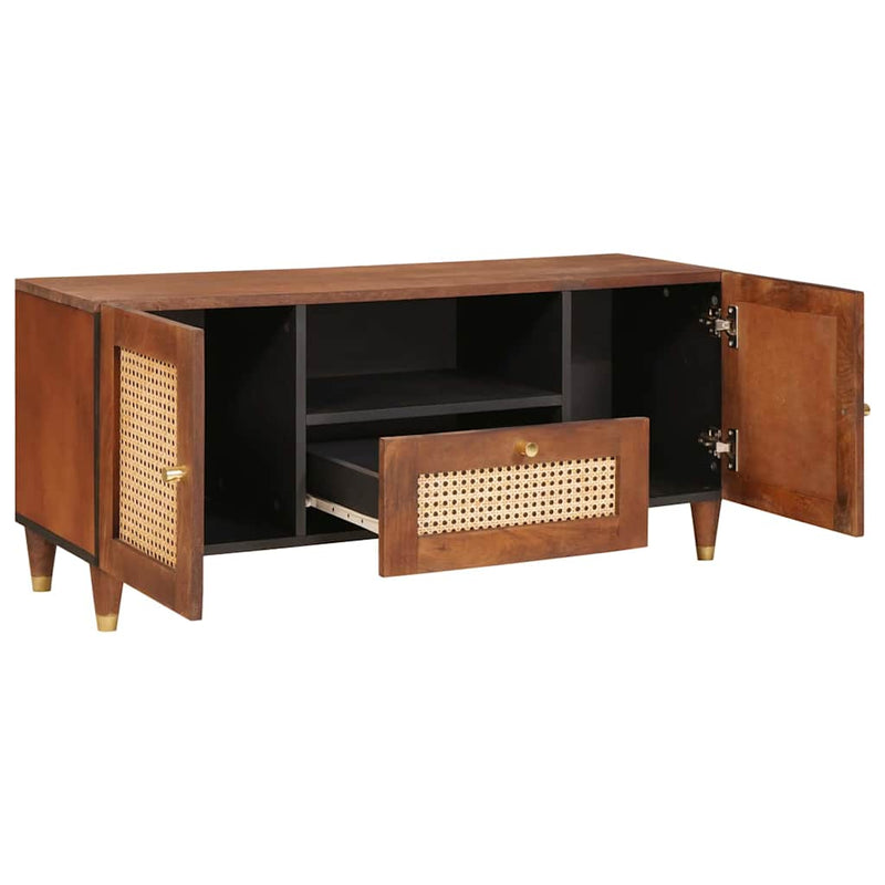 vidaXL Média tárolószekrények és állványok Barna 105 x 33.5 x 46 cm