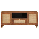 vidaXL TV szekrény fiókkal Barna 105 x 33,5 x 46 cm Tömör Mangófát