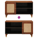 vidaXL Média tárolószekrények és állványok Barna 80 x 31.5 x 46 cm