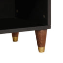 vidaXL TV szekrény fiókkal Barna 100 x 33,5 x 46 cm Tömör Mangófát