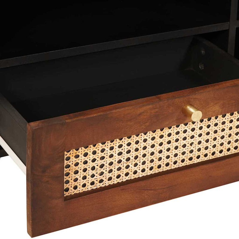 vidaXL Média tárolószekrények és állványok Barna 80 x 33.5 x 46 cm