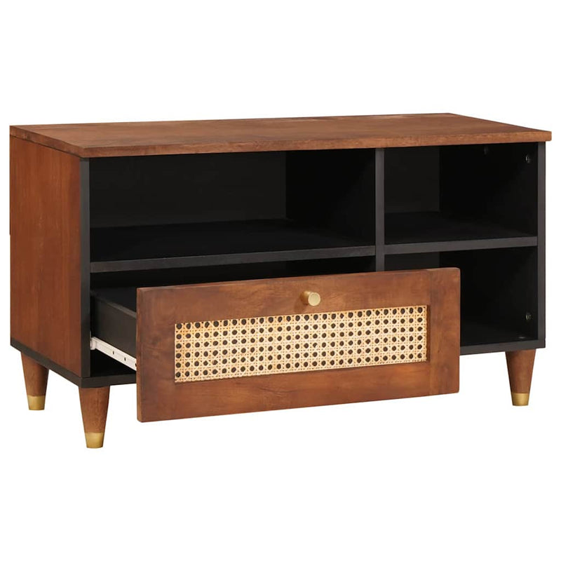 vidaXL Média tárolószekrények és állványok Barna 80 x 33.5 x 46 cm