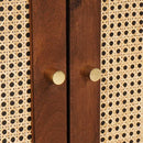 vidaXL Mosdókagyló szekrény polcokkal Barna 62 x 33 x 58 cm Faanyag