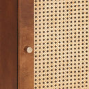 vidaXL Fürdőszoba Székény polcokkal Barna 38 x 33,5 x 48 cm Faanyag