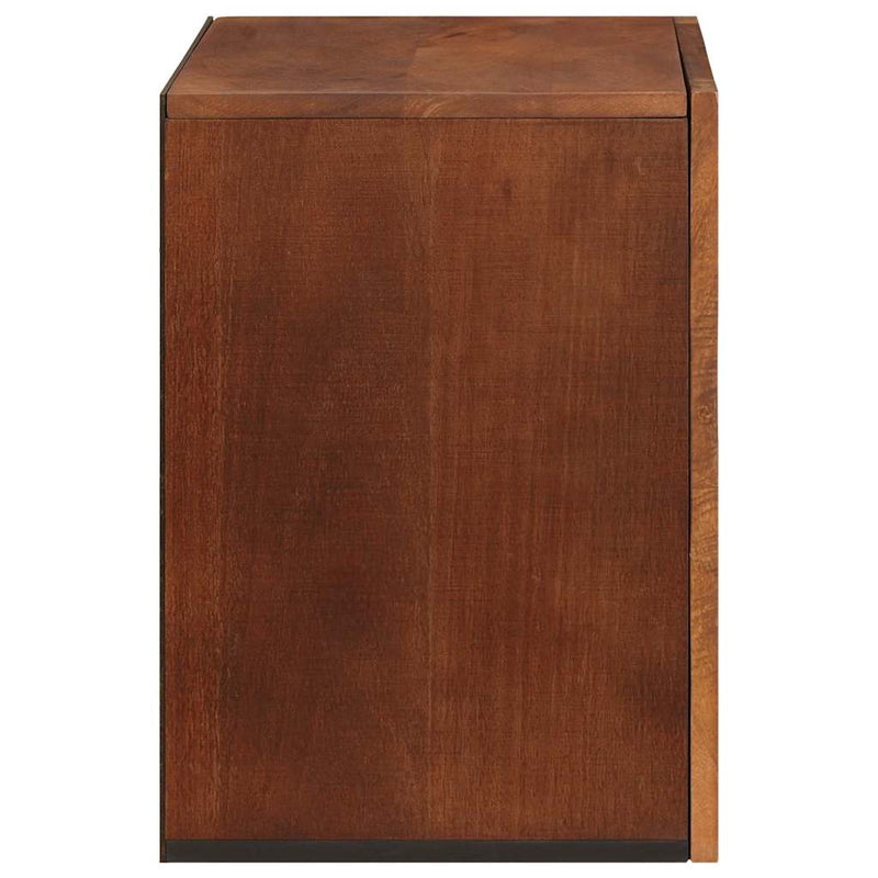 vidaXL Fürdőszoba Székény polcokkal tárolóval Barna 38 x 33.5 x 48 cm