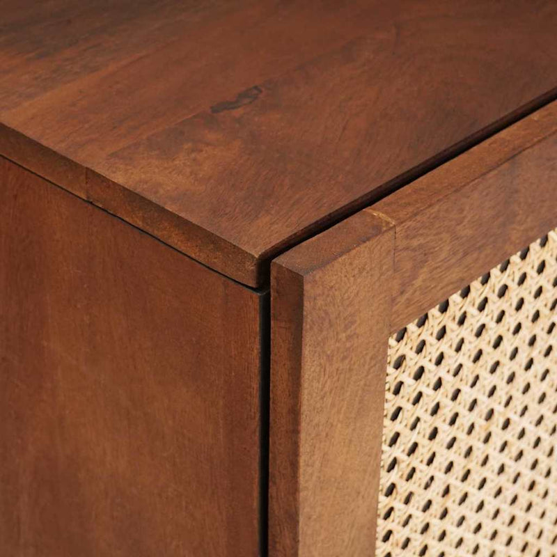 vidaXL Fürdőszoba Székény polcokkal Barna 38 x 33,5 x 58 cm Faanyag