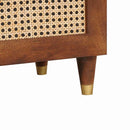 vidaXL Fürdőszoba Székény polcokkal Barna 38 x 33,5 x 58 cm Faanyag