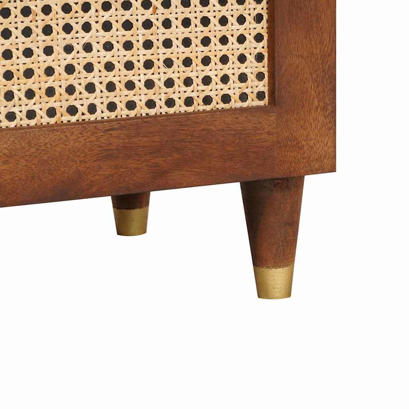 vidaXL Fürdőszoba Székény polcokkal Barna 38 x 33,5 x 58 cm Faanyag