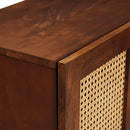 vidaXL Széf Barna 90 x 33,5 x 75 cm Tömör Mangófát