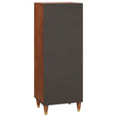 vidaXL Magas szekrény Barna 40 x 33,5 x 110 cm Tömör Mangófát