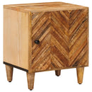 vidaXL Éjjeli asztal Barna 40 x 33,5 x 46 cm Tömör Mangófát