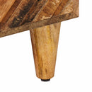 vidaXL Éjjeli asztal 2 pcs Barna 40 x 33,5 x 46 cm Tömör Mangófát