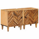 vidaXL Éjjeli asztal 2 pcs Barna 40 x 33,5 x 46 cm Tömör Mangófát