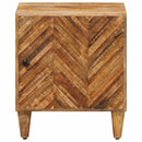 vidaXL Éjjeli asztal 2 pcs Barna 40 x 33,5 x 46 cm Tömör Mangófát