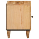vidaXL Éjjeli asztal 2 pcs Barna 40 x 33,5 x 46 cm Tömör Mangófát