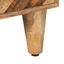 vidaXL Éjjeli asztal 2 pcs Barna 40 x 33,5 x 46 cm Tömör Mangófát